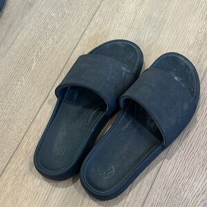 lululemon athletica Black Slide Sandals